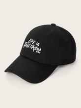 Letter Embroidery Baseball Cap