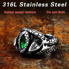 BEIER Aragorn II Barahir snake Stainless Steel One Ring Of