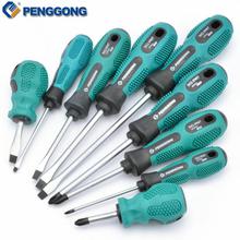 PENGGONG Screwdriver Set Magnetic Screwdriver Kit Multitool Phillips Slotted Screw Driver Repair Tools 9pcs