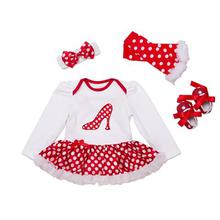 Newborn Baby Girl Clothes Brand Baby 4Pcs Clothing sets Tutu Romper