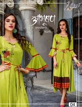 Rayon Long Gown Style Kurti