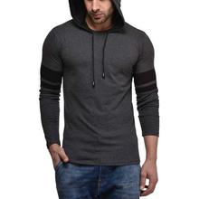 SALE- Cenizas Men's Hooded Full Sleeves Dual Tone Round Neck Casual