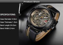 NaviForce Chronograph Golden Luxury Watch (NF9110 )