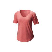 Columbia 1789661 Wander More Short Sleeves T-Shirt For Women-Coral Pink