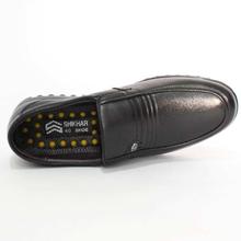 11122 Slip On Leather Formal Shoes For Men- Black