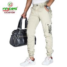 Virjeans Cotton Box Joggers (Zipper Bottom) (VJC 681) OFF white