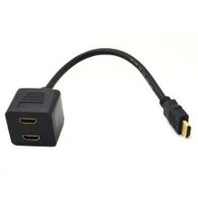 HDMI Male To 2x HDMI Female Splitter Adapter Cable