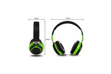 PTron Kicks Bluetooth Headset Wireless Stereo Headphone With Mic For All Smartphones (Green)