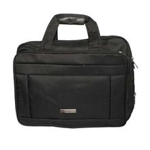 Black Canvas Laptop Bag