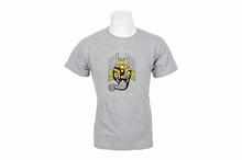 Cloud Grey Ganesh Hand-Embroidered Unisex T-Shirt