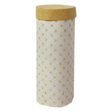 White Printed Cylindrical Gift Box