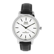 Q&Q C154J311Y Black Strap Analog Watch For Men