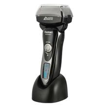 Kemei Black Washable Reciprocating Electric Trimmer - KM-5568