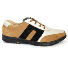 Yellowish Brown Lace Up Casual Shoes For Men-2067