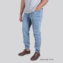 Denim Solid Jeans for Men (Blue C2B)