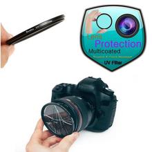 Kenko 62mm Optical Clear UV Slim Filter For DSLR Camera-Black