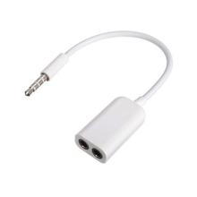 3.5mm Audio Jack Stereo Headphone Splitter Cable Adapter for iPhone iPad iPod