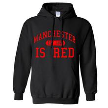 Autumn Winter Men United Kingdom Red Letter Print Men Cotton O-Neck