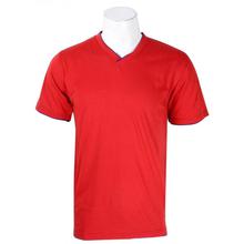Red V-Neck T-Shirt For Men