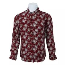 Floral Printed Cotton Casual Full Shirt For Men