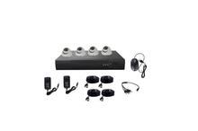 Ayush 4 CH-DVR + 4 Dome Camera CCTV Surveillance System