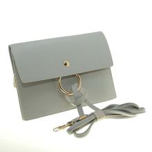 Grey Simple circle ring element Women Bag (4709000208003)