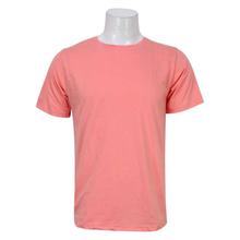 Rough Pink Solid T-shirt For Men