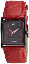 Fastrack 9735NL01 Black Dial Analog Watch For Women - Red