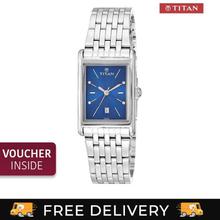 Titan 2568SM02 Blue Dial Steel Strap Watch