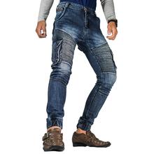 Virjeans Denim (Jeans) Multi pocket Box Joggers (VJC 700) Dark Blue