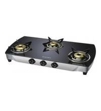 Baltra BGS 107 Crystal 3 Gas Stove - Black