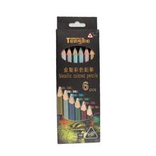 Tonghe Metallic Color Pencils (6 Pieces)