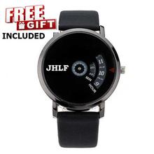 JHLF Turntable Casual Unisex Watch Free Gift