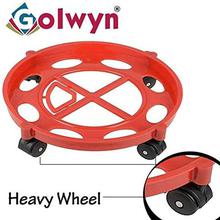 Golwyn® LPG Cylinder Trolley Easily Movable Stand with