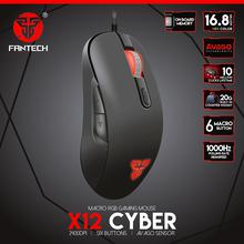 Fantech  X12 CYBER Macro RGB Gaming Mouse For Laptop Desktop