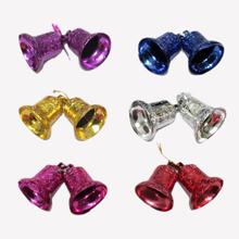 Colorful Bell For Christmas Decoration-12 Pcs