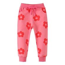 Baby Girl Flower Print Cotton Summer Lounge Pants