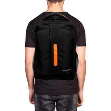 Black n Orange 20 L Laptop Backpack  (Black)