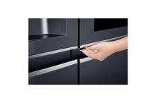 668L Matt Black Side-by-Side Refrigerator