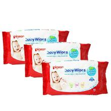 Pigeon Water Base Baby Wipes - 82 Sheets - Pack of 3