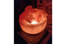 Natural Himalayan Pink Salt  Serenity Bowl