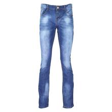 Washed Slim Fit Casual Jeans For Men-Blue