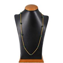 Beads (Emerald Green) Chain Necklace