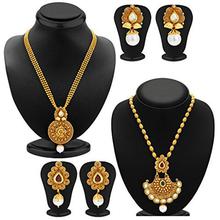 Sukkhi Jewellery Set for Women (Golden)(3250NGLDPKN1000)