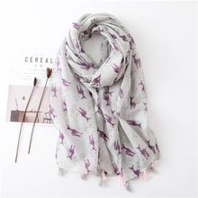 Korean Style Sun Protection Premium Printed Scarves For