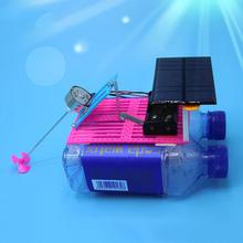 Solar Assembled Boat Creative Plastic Science Educational