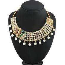 Sukkhi Brilliant Gold Plated Ad White Pearl Choker