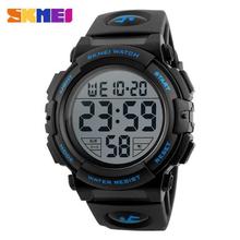 1258 Sporty Digital Watch for Men - Black