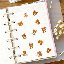 80 Pcs/lot Cute Rilakkuma Mini Paper Stickerbag Diy Diary Planner Decoration Sticker Album Scrapbooking Kawaii Stationery
