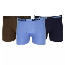 Amul Men Long Cotton Fine  Underwear Pack Of 3 Multi Colour